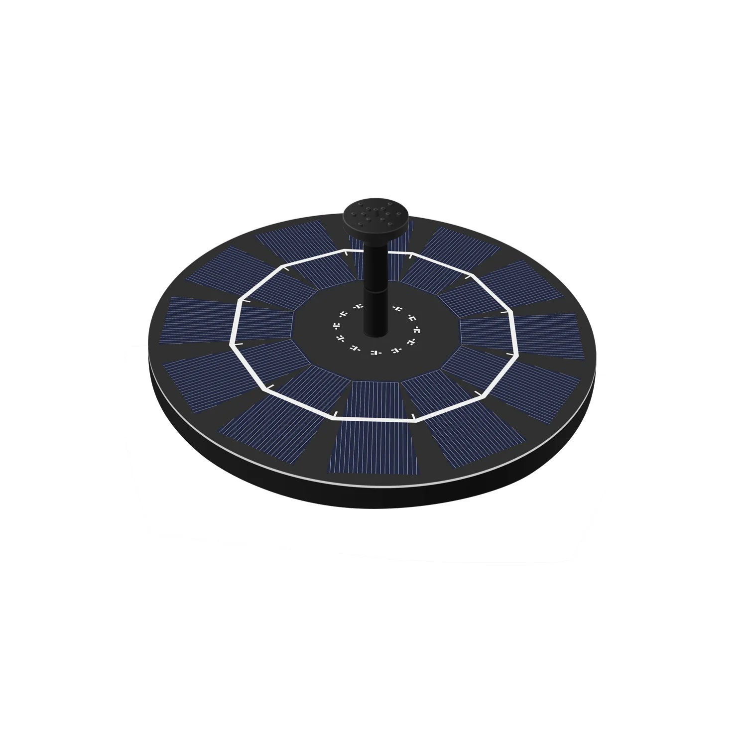 Solar Pump for Birds  Water Fountain with Lights DC Solar Energy System Solar Cell Panel Floating Solar Powered Water Pumps