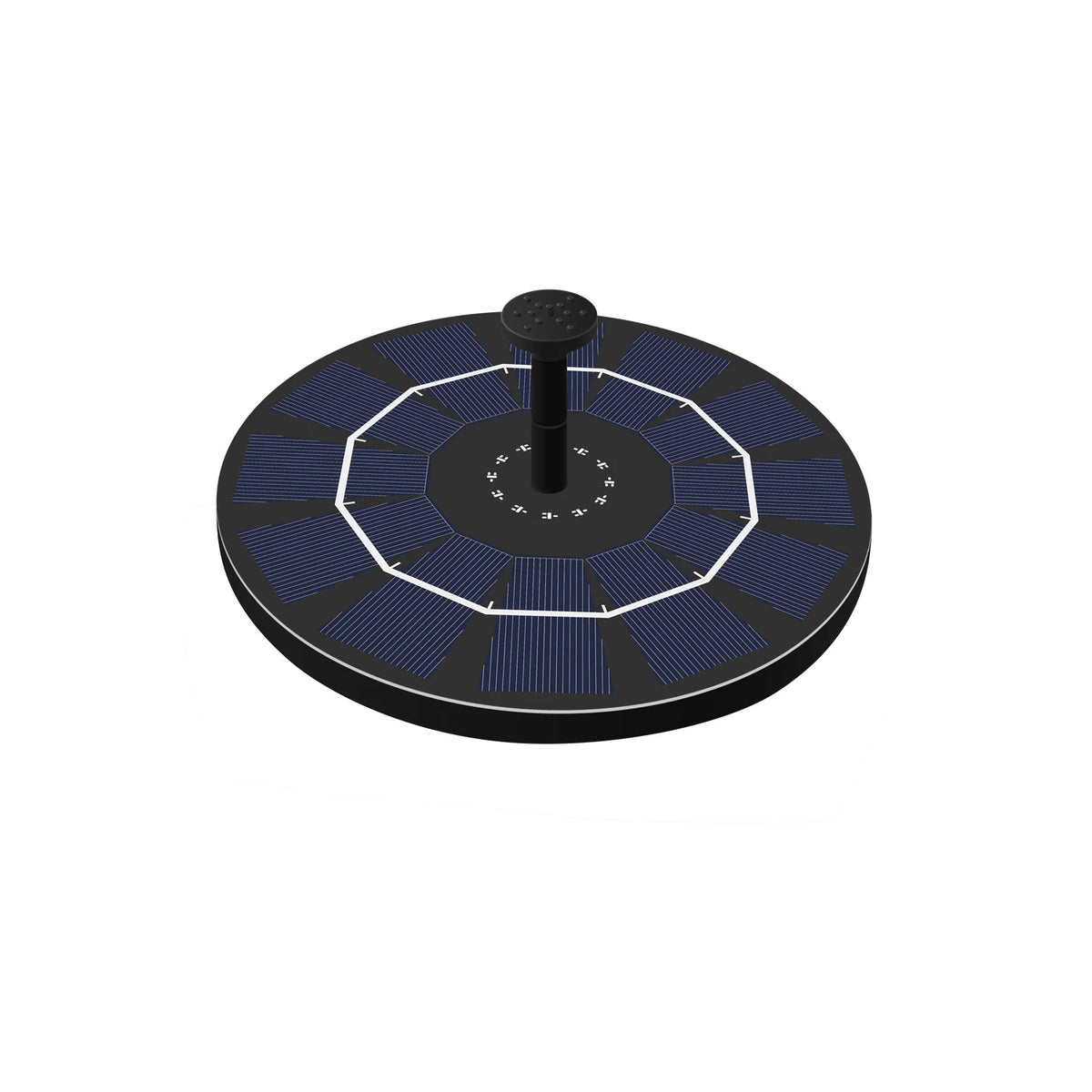 Solar Bird Bath Fountain PumpUpgrade 2.5W Solar Fountain with 4 Nozzle Free Standing Floating Solar Powered Water Fountain Pump