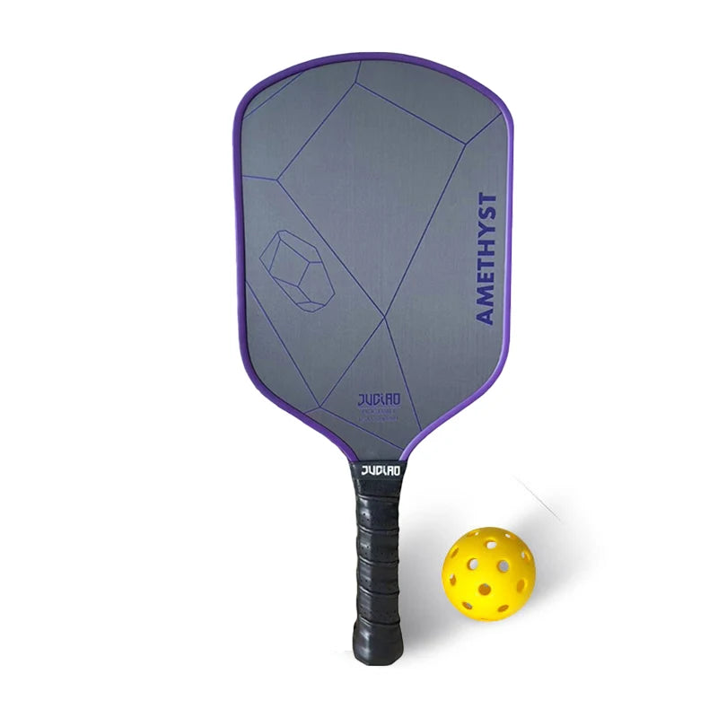 Saving Spotlight JUCIAO Amethyst Raw Carbon Fiber Rough Surface Pickleball Paddle