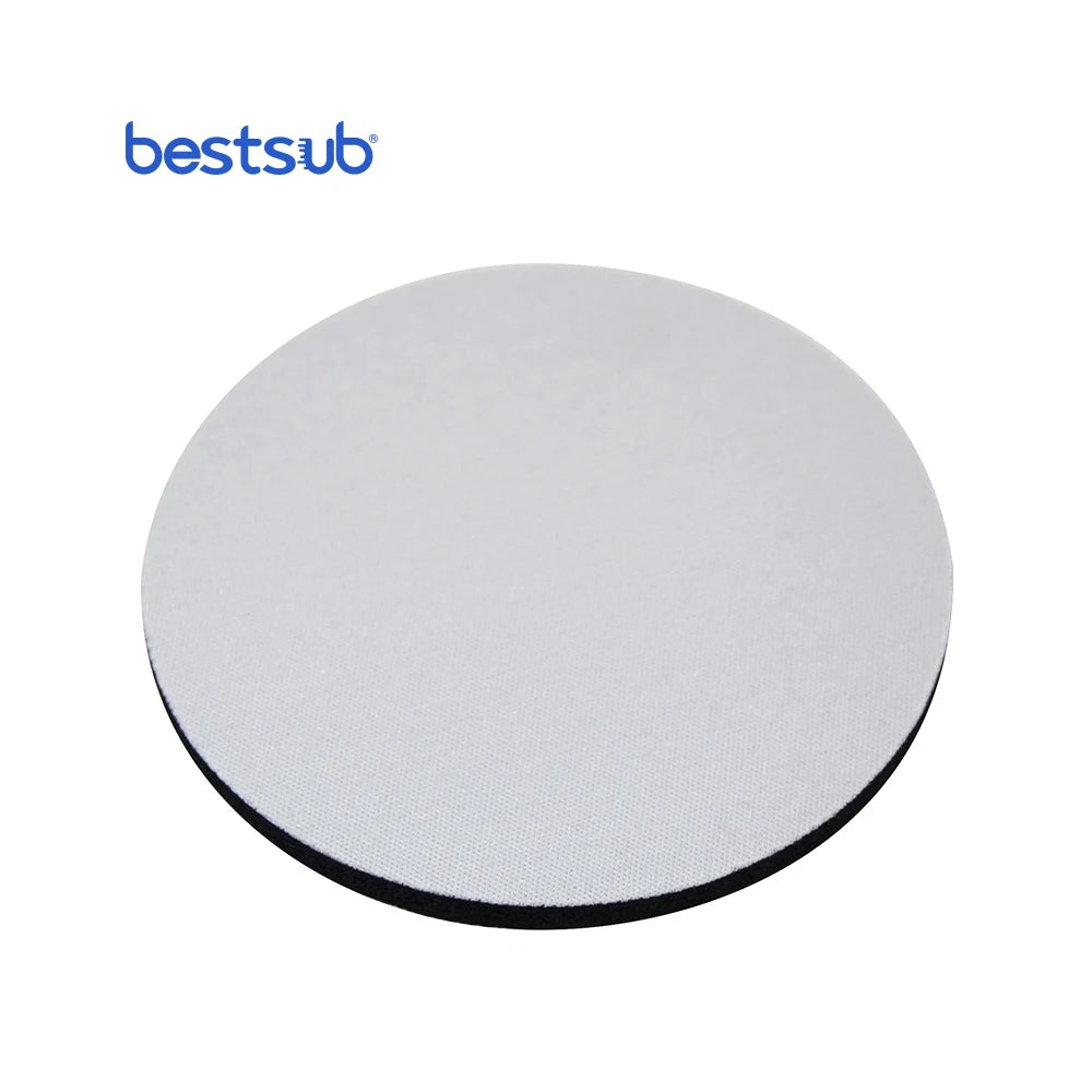 Wholesale for SB68-5Y Classic Eco-Friendly Personalized Blanks Round 5mm Rubber Mug Coasters Felt Sublimation 500pcs/ctn