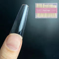 Private Label 240Pcs Box Press on Ballerina Gel Tips Half Matte Full Cover XXL Coffin Nails Tip