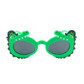 Kids Yellow Sunglasses Cute Cartoon Animal Crocodile Design Children Eyewear UV400 Optical Lenses Orange Green Red Blue Gray