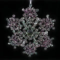 Zhengtian Wholesale Custom Large Plastic Snowflake Ornament Colorful UV Printed Christmas Tree Decoration Hot Selling Product