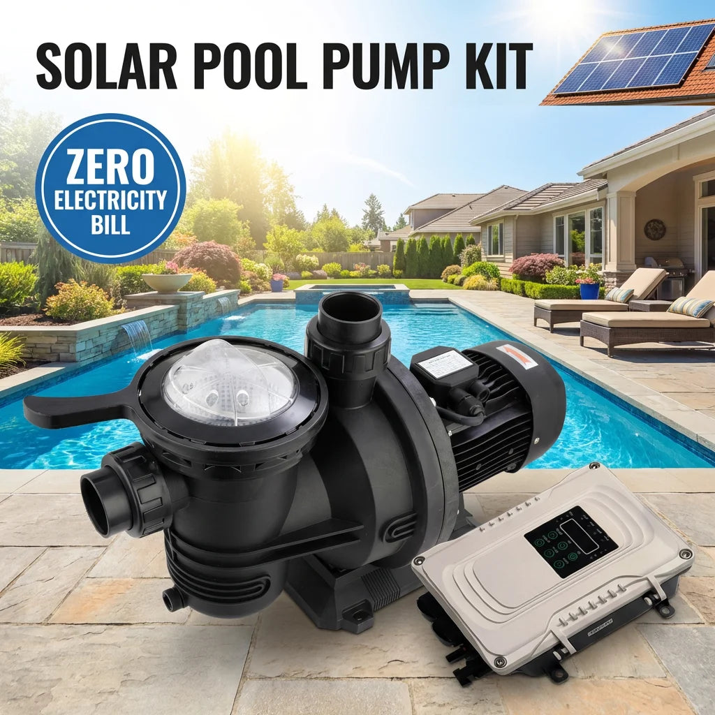 Solar Powered Swimming Pool Pumps Dc 24v Swimming Pool Solar Water Filter Pump Solar Pool Pump System Kit with Controller