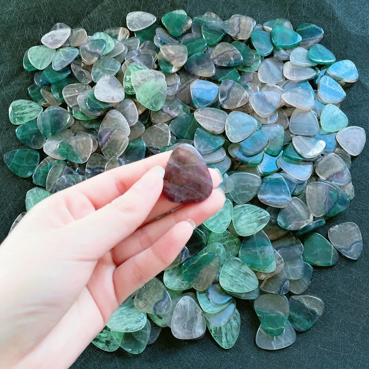 Huiying China Accessory Suppliers Top Grade Soft Fluorite Guitar Accessories Pick for Ukulele