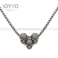 Nordic Unique Stainless Steel Skull Pendant Biker Hiphop Necklace Bulk Skull Pendant