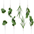Wedding Plant Decoration Single Stem Eucalyptus Leaves Green Artificial Plant Leaf