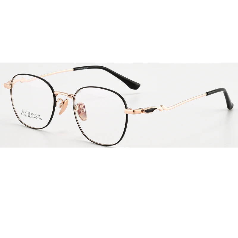 Ready Goods New Glasses Round Titanium Optical Frames Designer Optical Anti Blue Light Glasses Frame
