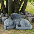 Angel Pet Memorial Stone Custom Engraved Cat Dog Grave Marker Handcrafted Resin Cemetery Decor Wholesale Pet Loss Gift