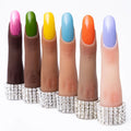 With Joints Bendable Silicone Hand for Nails DIY for Training Accessories Nail Silicone Practice Finger Model Tool