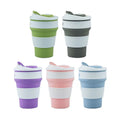 Multifunctional Portable Folding Travel Cup Coffee Collapsible Silicone Cup