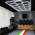 Best Selling Living Room Ceiling Lighting Led Hexagon Gym Office Car Detailing Lights Garage Led Light Ceiling