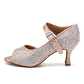 Latest Fashionable and Beautiful L126  Women's High Heel Satin Latin Ballroom  Dance Shoes