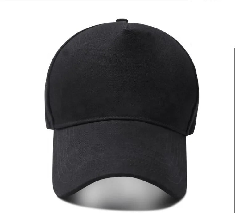 Wholesale 100% Cotton Twill Customized Promotional 5-Panel Unisex Sports Baseball Cap Four Seasons