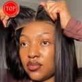 Glueless Wigs Human Hair 13x4Full Hd Transparent Lace Front Wig Natural Human Hair Wigs
