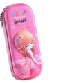 U+ 3D Kawaii Animal Cute Plastic Pencil Case 23x10x4cm Stationery School Bag for Girls and Boys Student Pen Gift