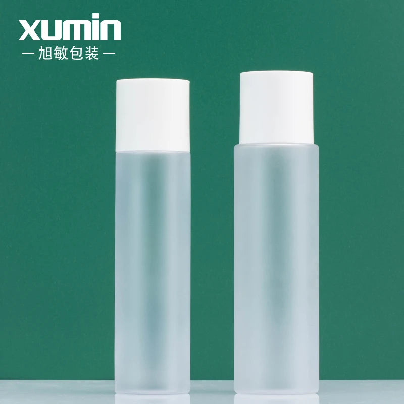 Hot Sales Pet Plastic Frosted Toner Bottle 150ml Cosmetic Screw Caps Bottle and 200ml Frosted Toner Frosted Bottle for Skin Care MegaBDM