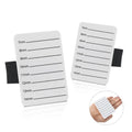 7-14mm Acrylic Fake Eyelash Tray Strip Stand Individual Eyelash Extensions Hand Plate Eye Lash Grafting Stand Palette Tool