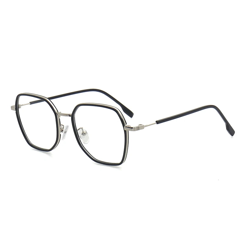 Transparent Flat MirrorEyewear Custom Logo Ladies Computer Glasses