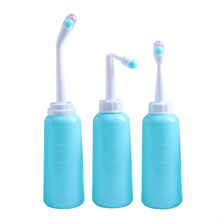 Modern Design Postpartum Care Bottle 350/500ml Inverted Nursing Spray Bottle 2 Nozzle Options Travel Bidet Available Pink Green