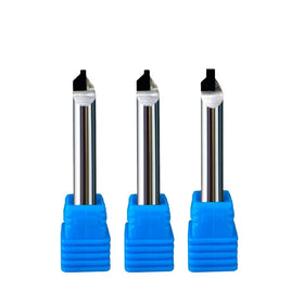 PCD Diamond End Mills Milling Cutter ODM/OEM for Acrylic Copper Aluminum Alloy Sheet Cutting Chamfering Processing Router Bit
