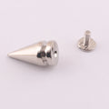 10mm Cone Shape Metal Spike Screw Back Button Stud for Leather Bag Garments Accessories
