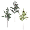 New Product 45cm Christmas Decoration Artificial Pine Needles Branch With Pine Cone