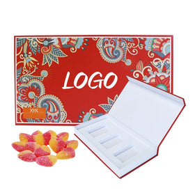 Custom Printing Packaging Cardboard Cube Sugar Box Paper Sweets Gift Chocolate Strawberry Boxes for Food Sweet Candy