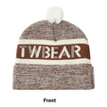 OEM Custom Knitting logo Winter Unisex Warm Stylish 100% Cotton Jacquard Knitted Beanie Hat for Women and Men