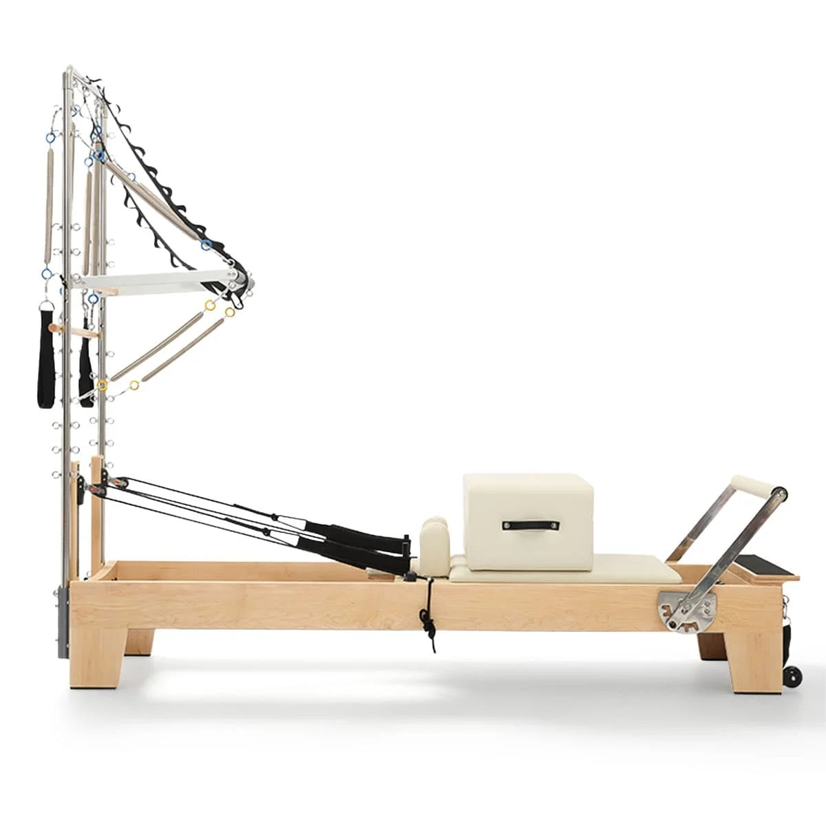 Custom High Quality Equipment Maple Wood Pilates Reformer With Tower