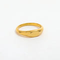 Fenny 18K Gold Plated Wholesale Tarnish Free Classic Simple Geometric Stainless Steel Finger Ring Trendy for Women