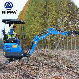 Rippa Cheap Euro5/CE Mini Excavator Small Digger Bagger Crawler Excavator 1.5Ton Excavator for Sale
