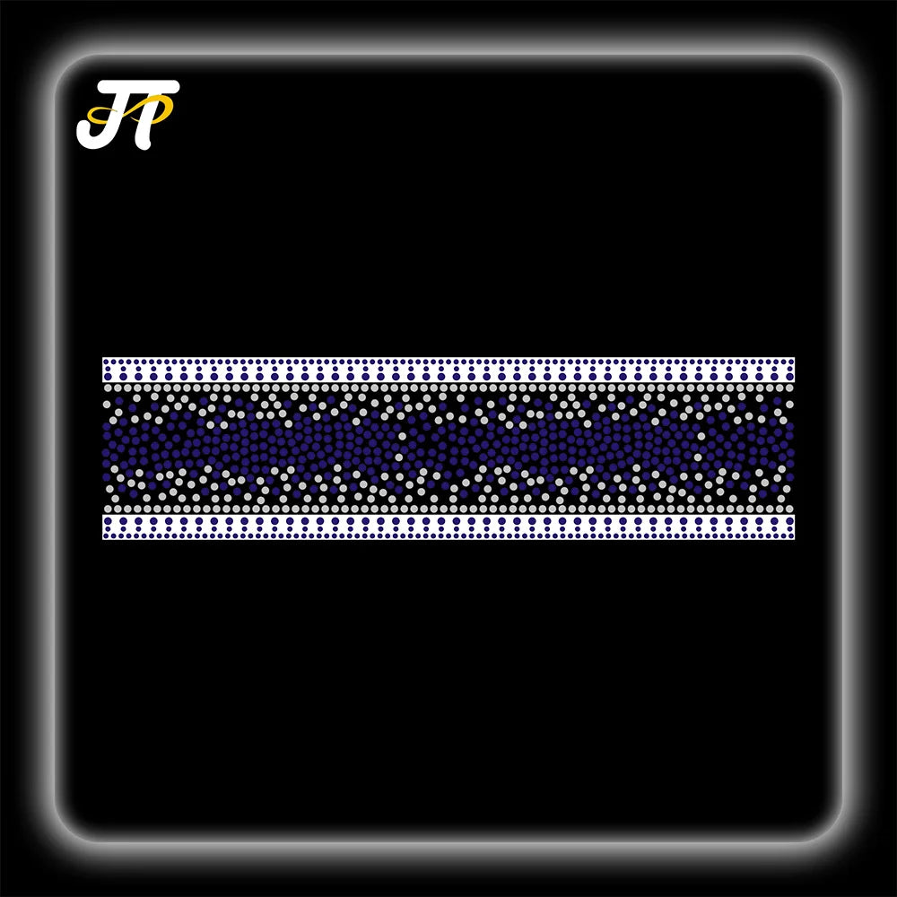 Premium Custom Cheerleading Rhinestone Transfer Strips Bulk Wholesale for Sportswear Decoration and Team Accessories
