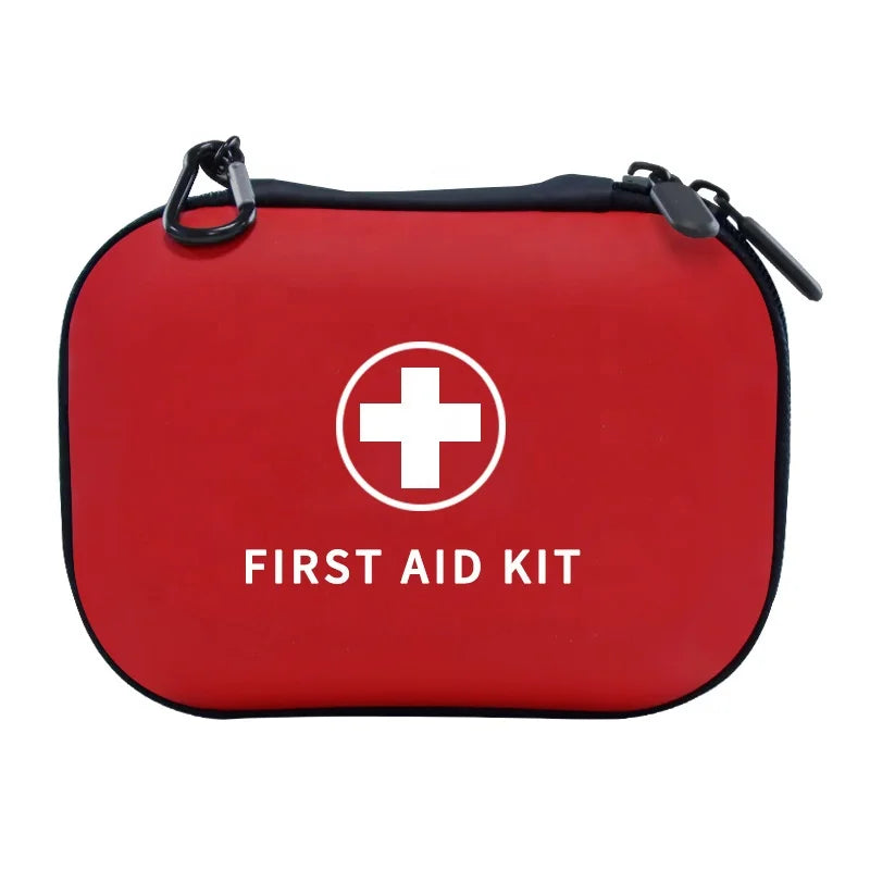 EVA Red Home First Aid Kit for Outdoor Travel & Camping Survival Emergency Kit