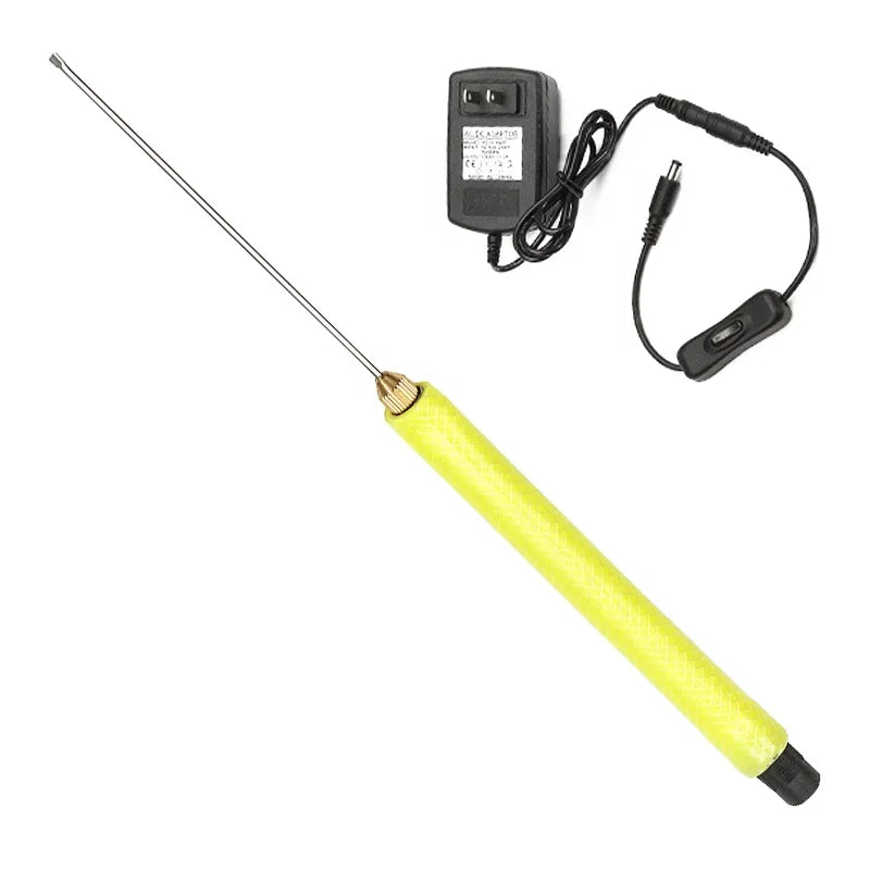 TOPEAST Yellow Heat Foam Cutting Pen New Craft Hot Knife Styrofoam Cutter 1Pc 10CM 200-480C Pen CUTS FOAM KT Board