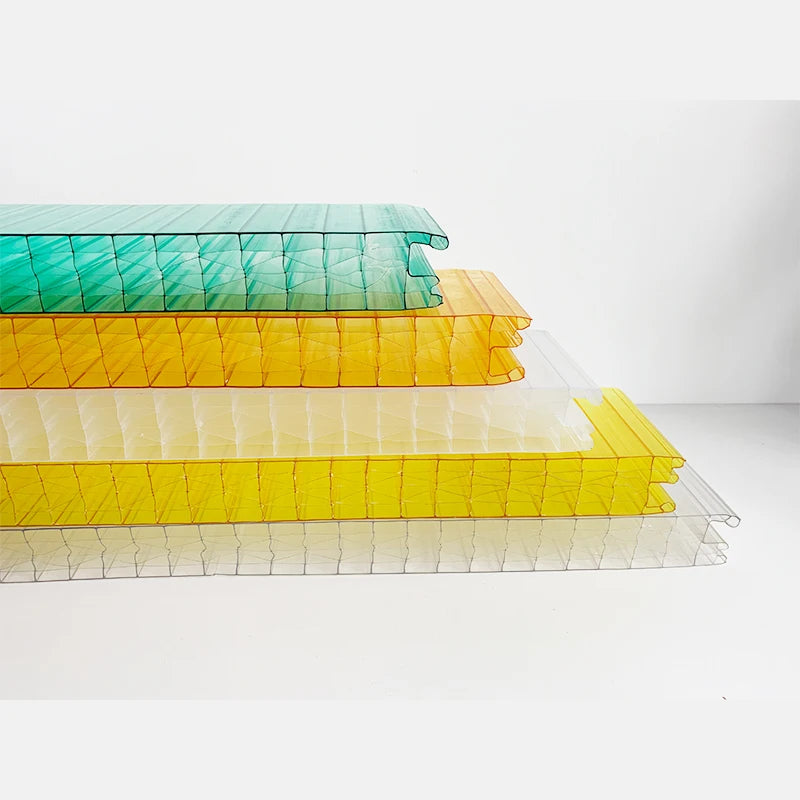 Building Materials Plastic PC Sheets Clear Polycarbonate Hollow Sheet Polycarbonate Facade System Sheet