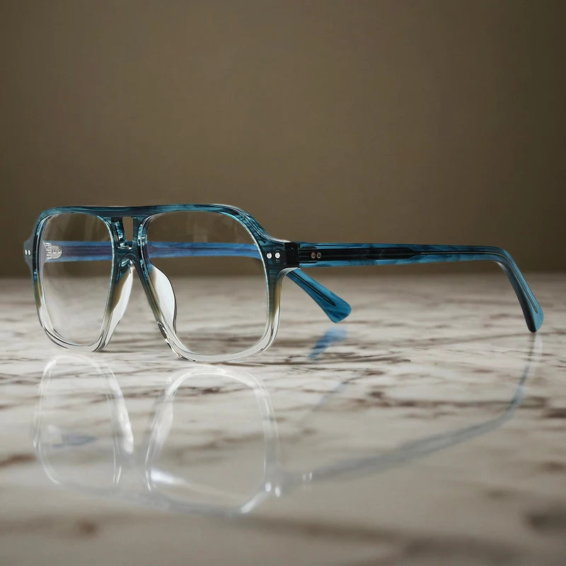 Hot Sales Acetate Optical Anti-Blue Light Eyeglasses Frame Fashion Design Round Eyeglasses Frame for Women