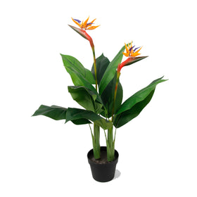 Factory Direct Sales Wholesale Artificial Plant Real Touch Artificial Bird of Paradise Flower for Home & Garden Decoration