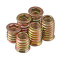 Zinc Plated M6 M8 M10 Steel Threaded Insert Nuts Stainless Steel Self-Tapping Inner Outer Tooth Nut for Mining Applications