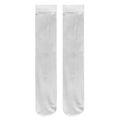 Plain White Black Thin Girl Crew Calf Uniform Socks for Women Custom Different Length Wholesale