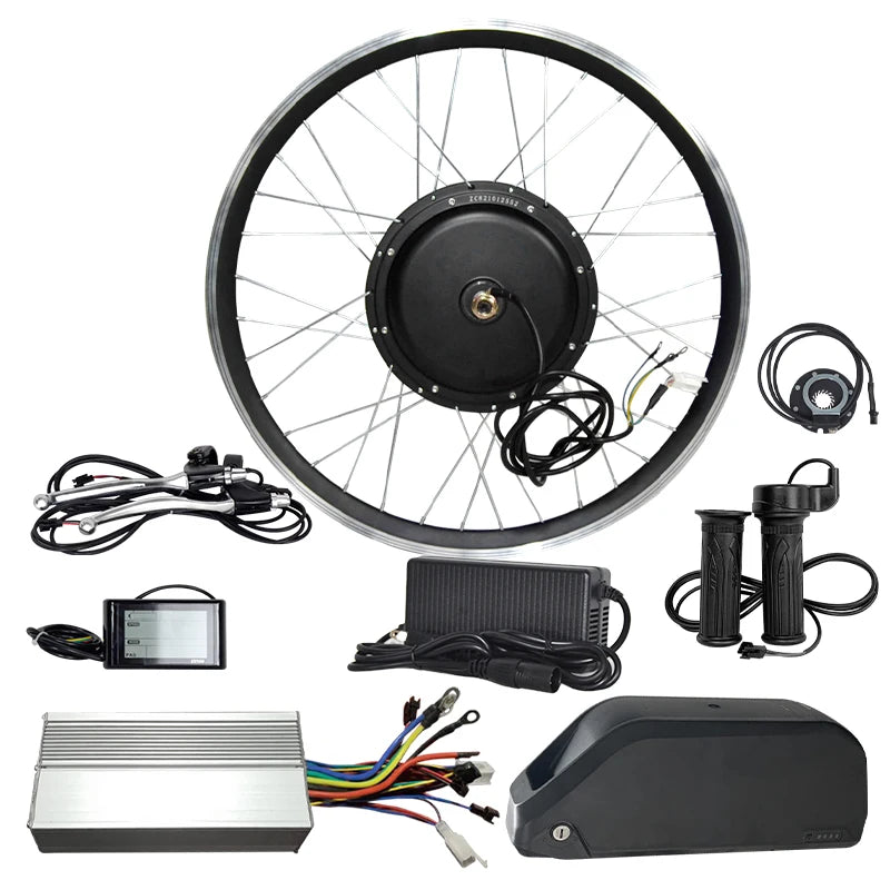 New Electric Bicycle Kit Brushless Hub Motor 3000w 5000w 8000w E Bike Conversion Kit with 18''19''20''21''26'700c28''29'''wheel