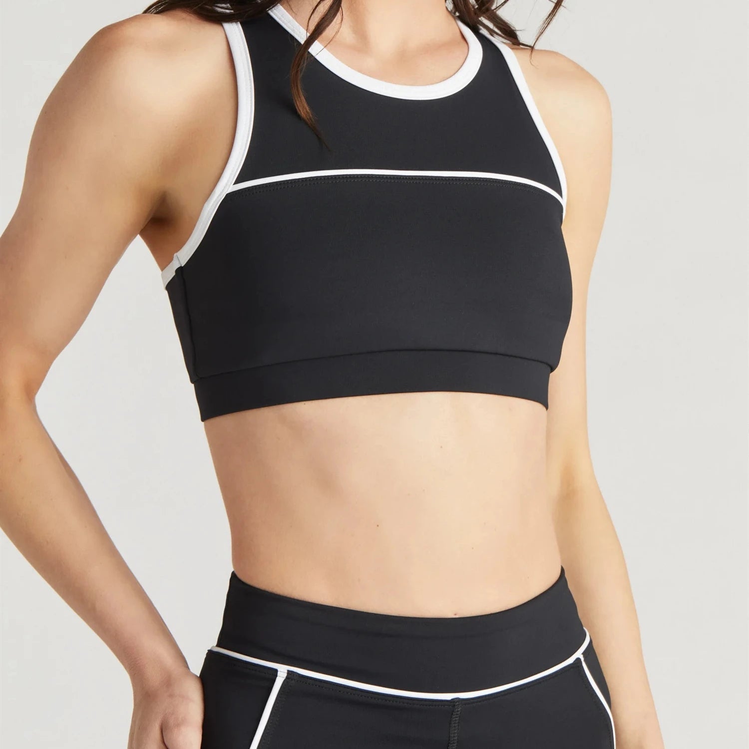 High Waist Yoga Set Nylon Polyester Spandex Sports Fitness Wear New Customize Style Manufacturer