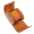 Premium PU Leather Customised Plain Simple Brown Watch Case Elegant Ladies Velvet Watches Men Box Modern for Gift