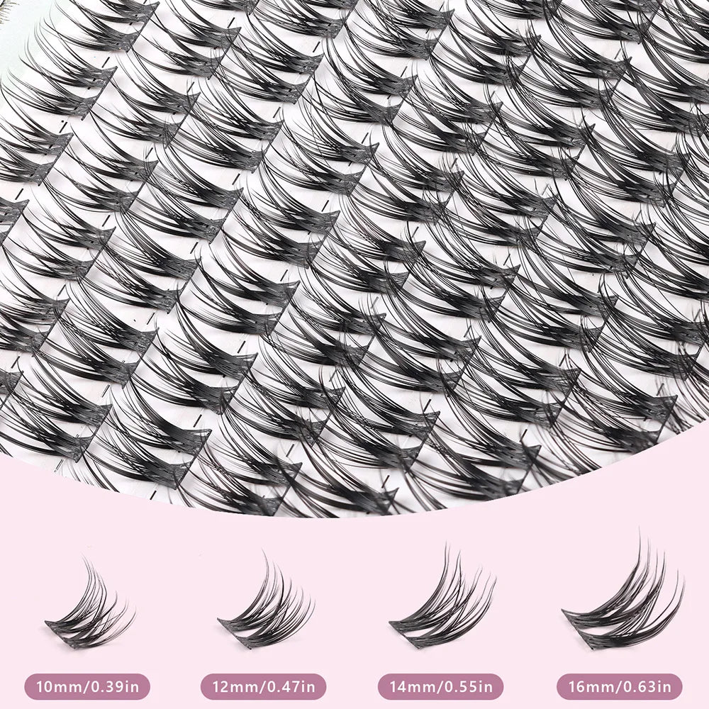 Wholesale Eyelash Cluster Extensions Darmatic DIY Eyelash Extensions Cluster Lashes Kit Private Label