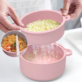 Wellfine Silicone Steamer Wholesale Multi Functional Food Grade Hypoglycemic Silicone Vegetable Steamer