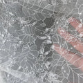 Hard Material Lace Wedding Dress Fabric Beautiful Leaf Sequin Applique Headwear Fabric Lace