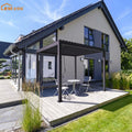 Custom Outdoor Aluminum Sunroom Patio Enclosure for Villa Garden Terrace Backyard and Residential Use