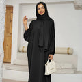Yuxi 2024  Hot Selling Islamic Women Long Sleeve Dress Ethnic Style Arab Dubai Muslim Dresses Abaya