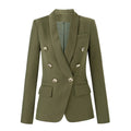 A5320  Green Women Blazer  New Style  Elegant Office Lady Fashion  Coat for Women Wear