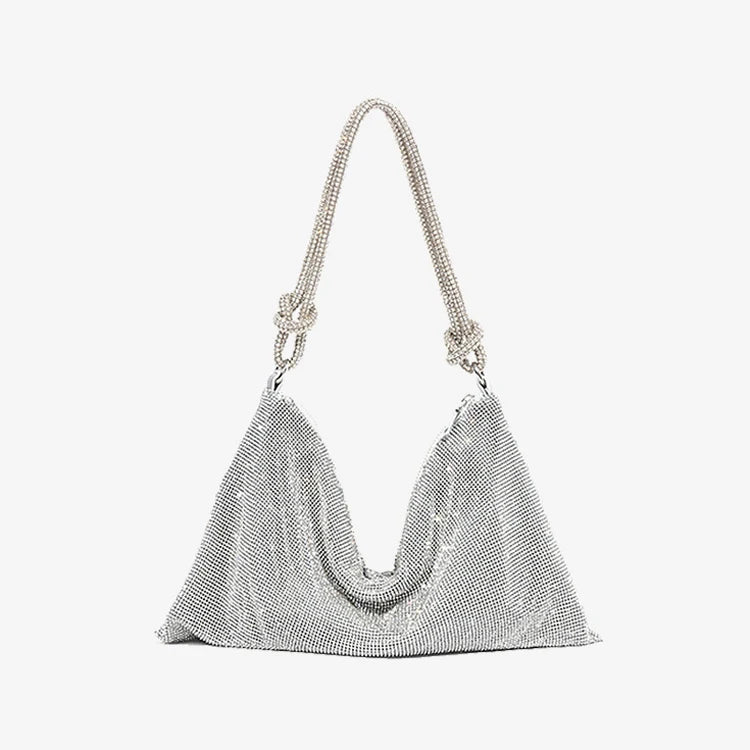 New Trendy Shiny Crystal Ladies Handbag Chic Evening Purse Women's Rhinestone Hobo Bags